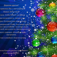 С наступающим Новым годом! - Камышловское районное отделение Всероссийского добровольного пожарного общества